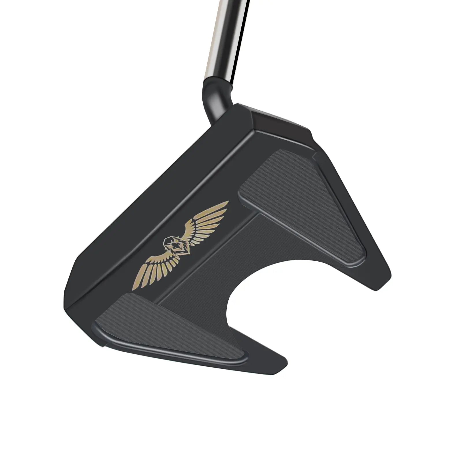 Angled Top View of Yamato CNC Golf Putter – Alignment and Milling Detail