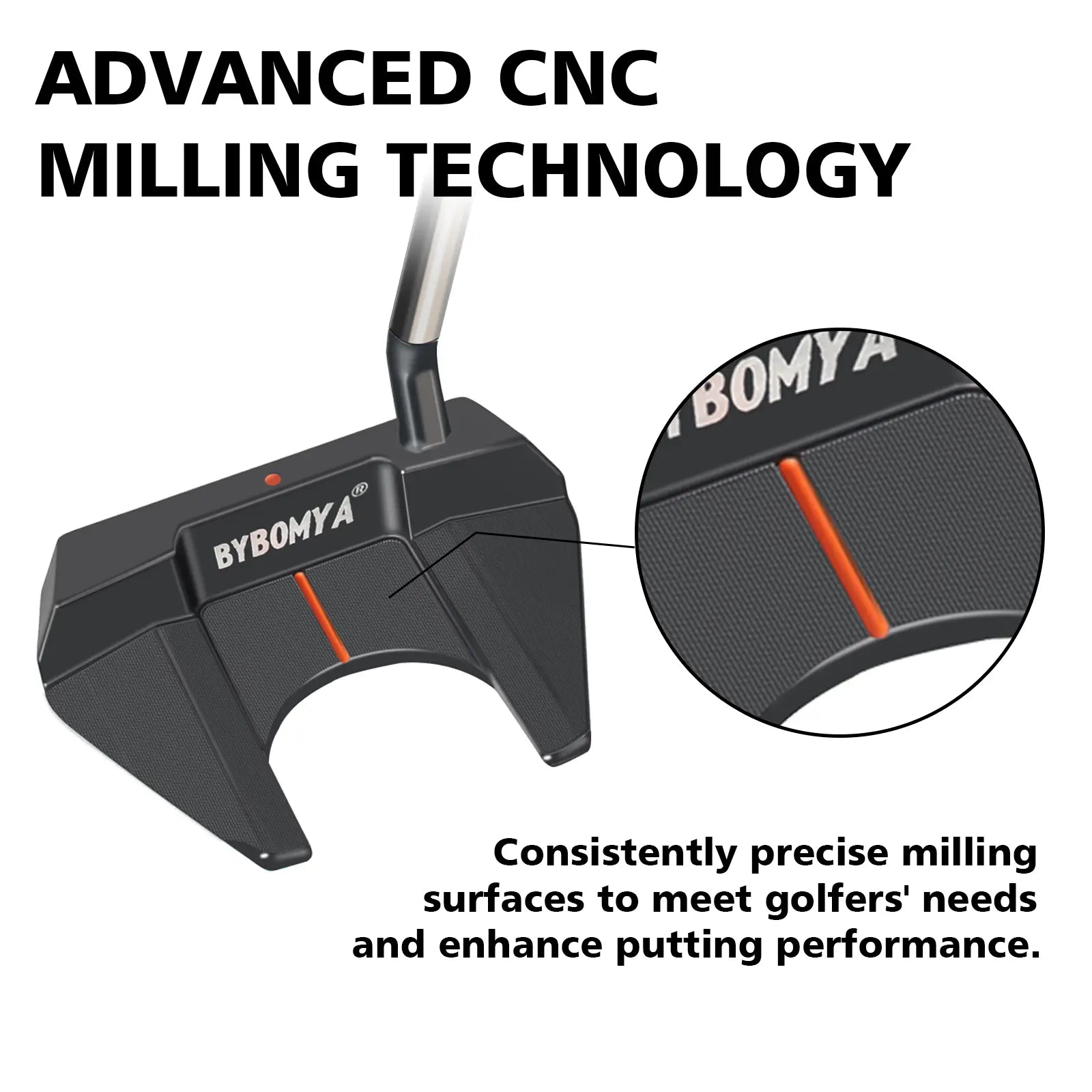 Technical Features of Yamato CNC Golf Putter – Forged Milled Head & Balanced Weight