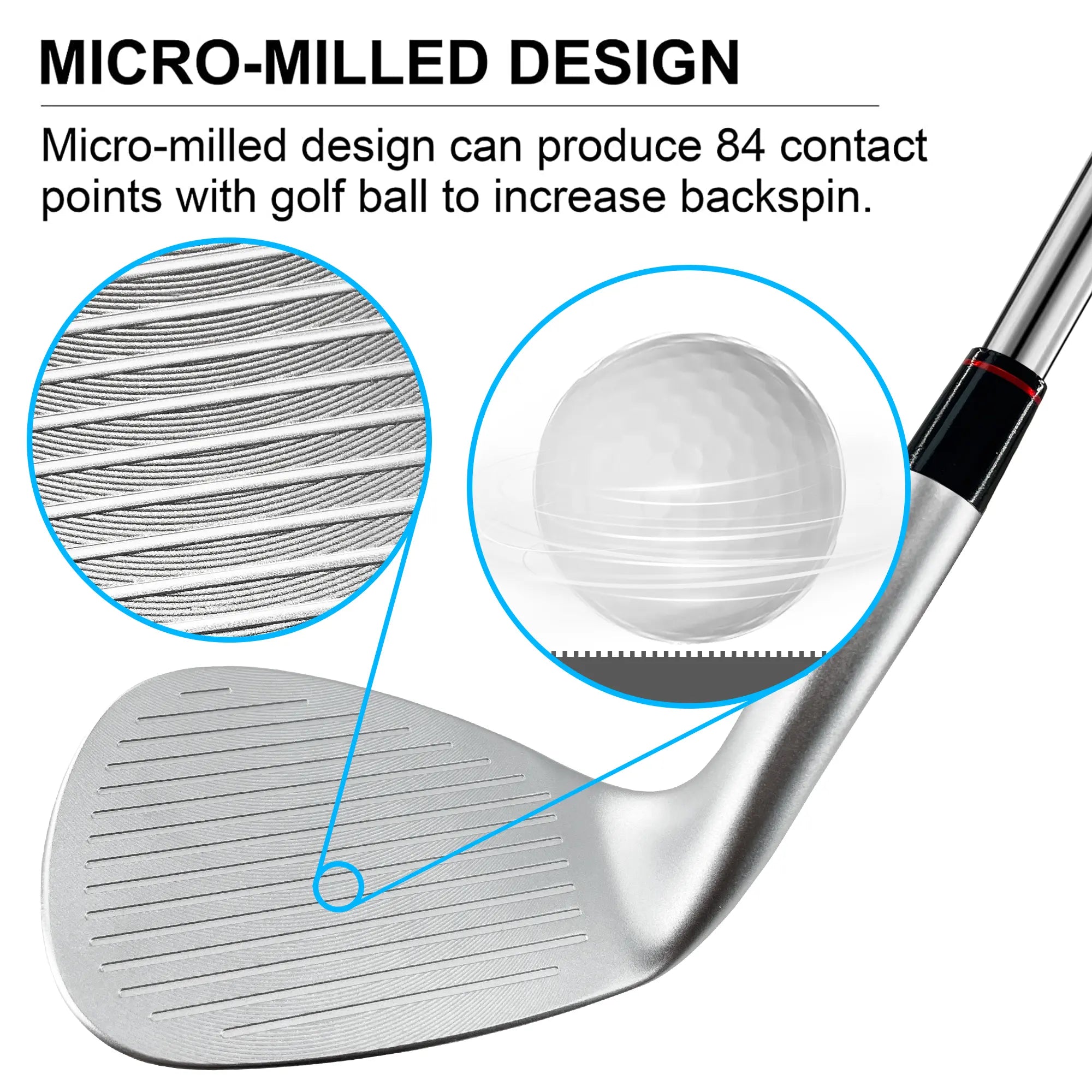 YAMATO USA Eagle Wedge Milled Face Close-Up ā Maximum Spin