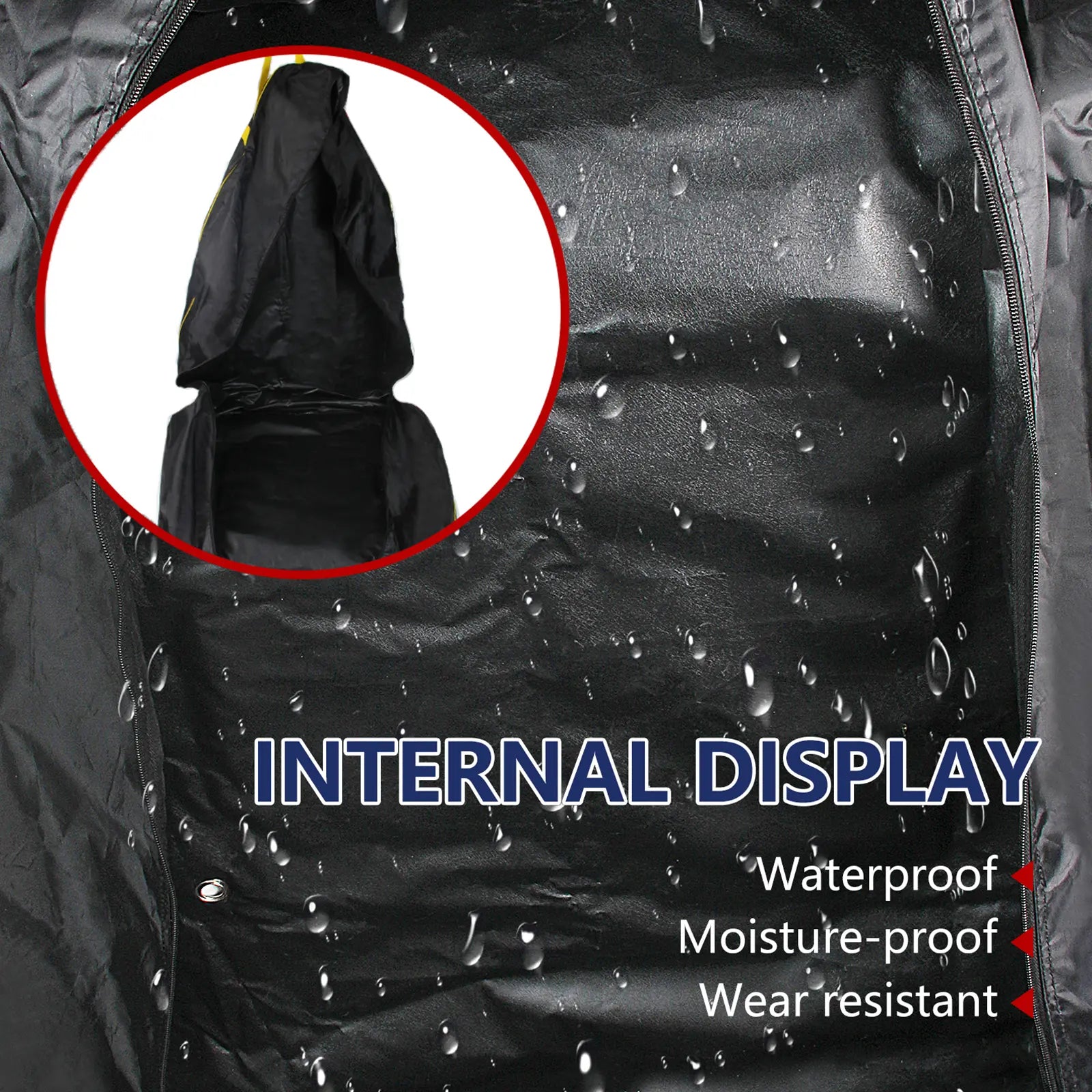 Yamato trolley bag waterproof rubberized base - Protects contents from wet ground