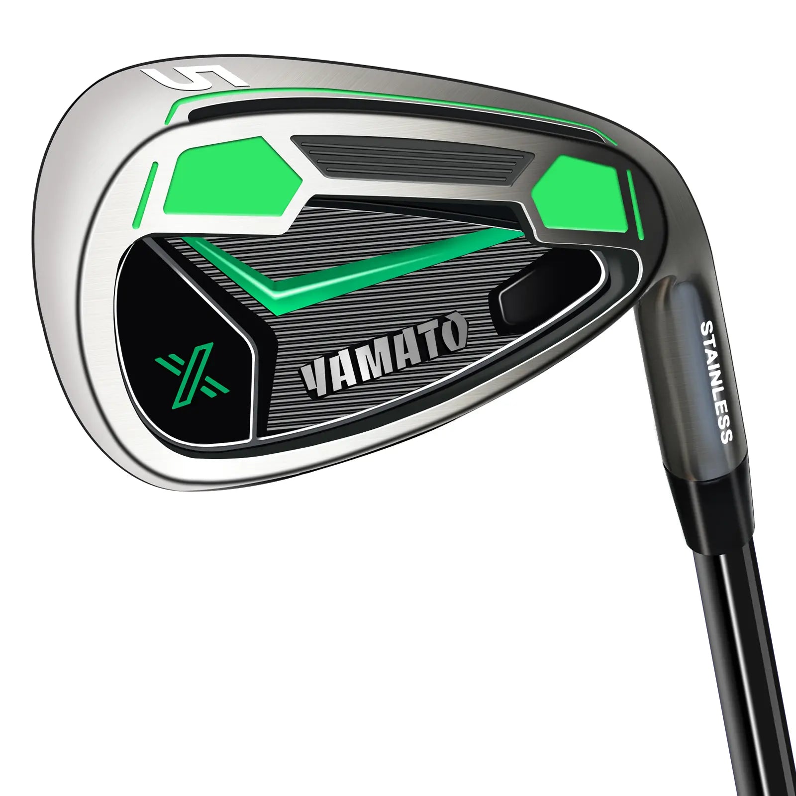 Yamato Carbon Steel 5 Iron Golf Club – Front View