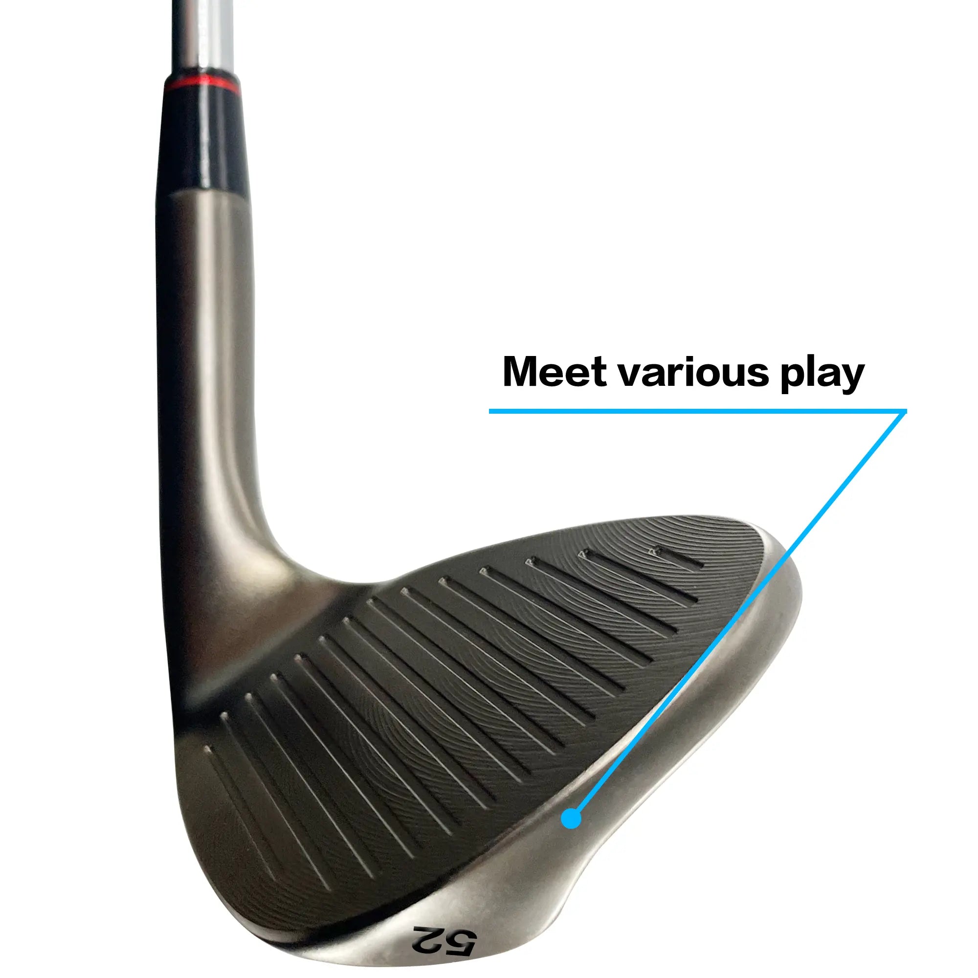 Top View of Yamato Left-Handed Forged Wedge
