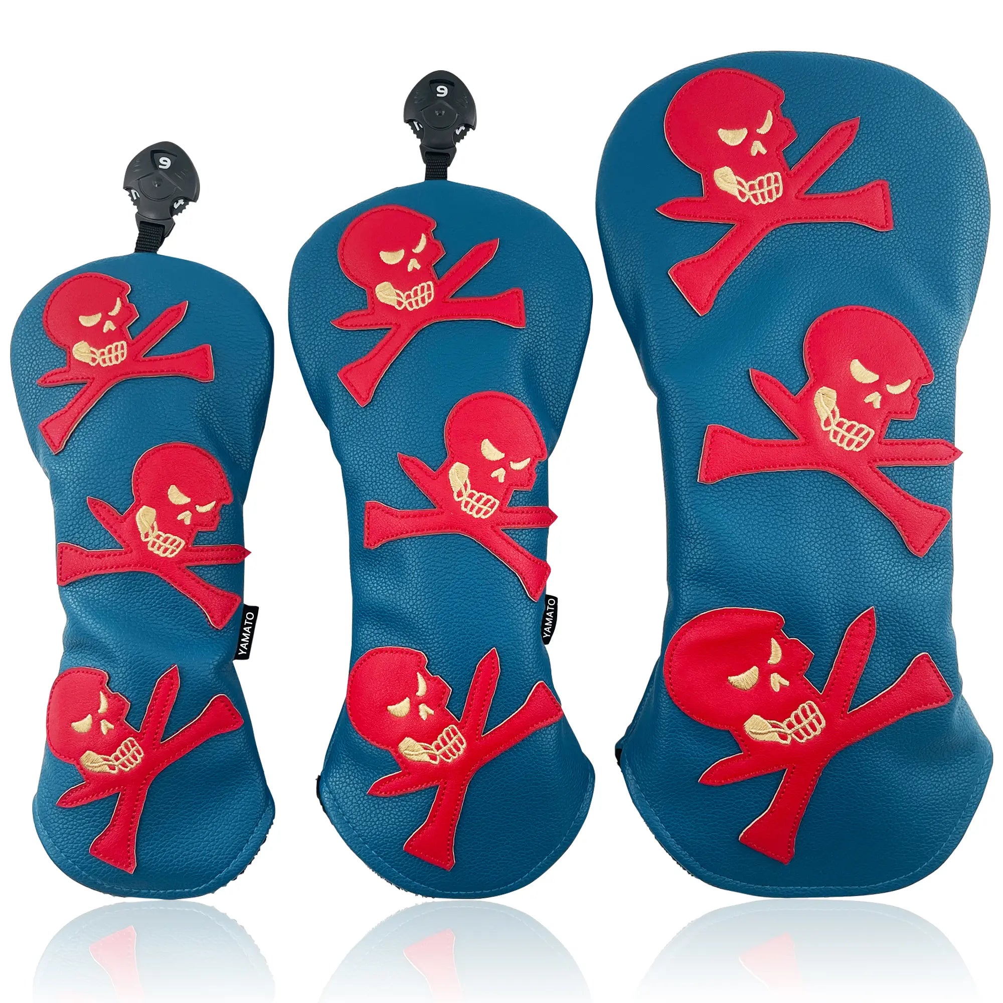 Premium Skull Golf Head Covers Set | Yamato Golf