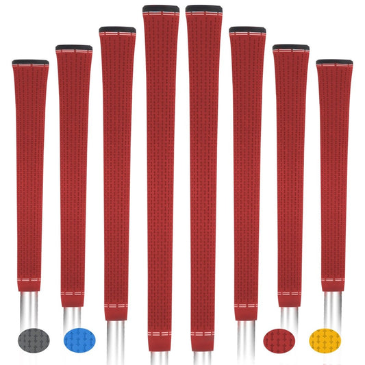 YAMATO BG-RED GOLF GRIPS 8 PACK