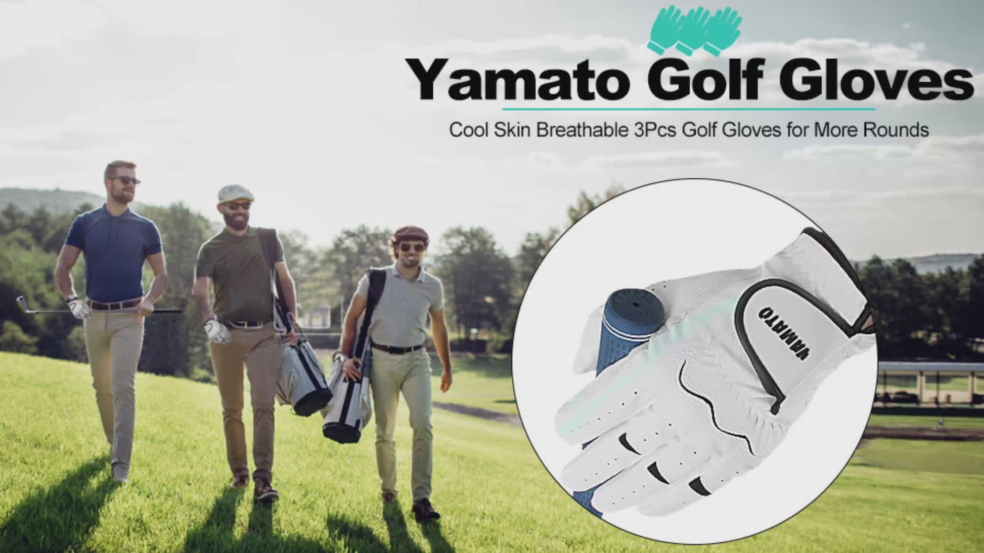 YAMATO GGA2 GOLF GLOVES Pack of 3