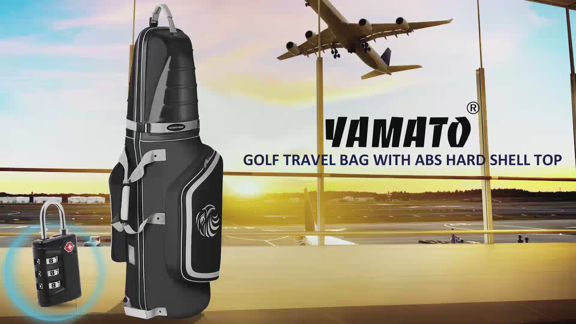 YAMATO GOLF TRAVEL BAG 03 ABS HARD SHELL TOP