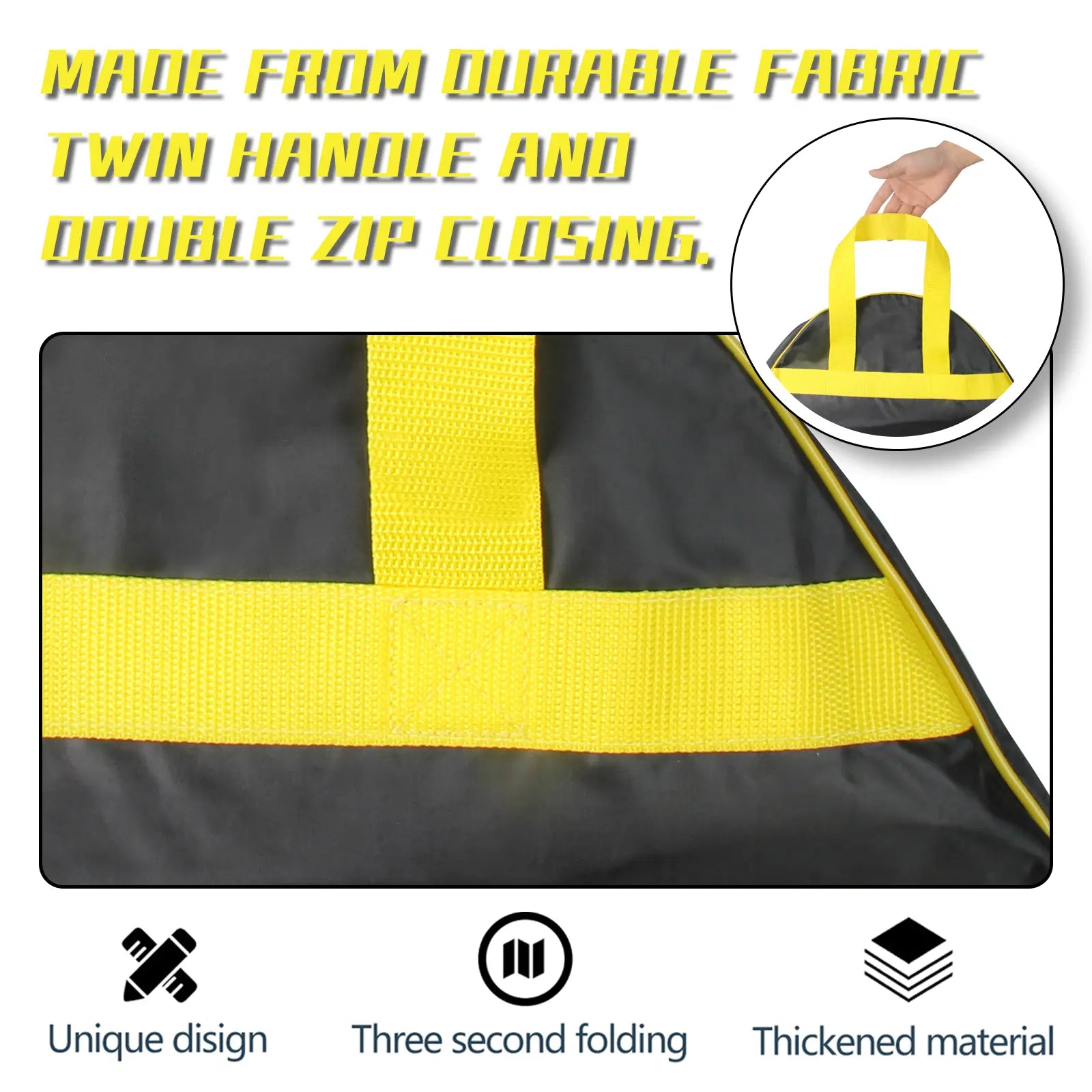 Yamato trolley bag metal D-rings - Secure attachment points for extra accessories