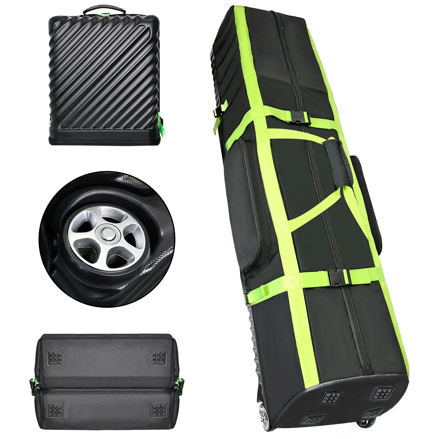 Yamato Foldable Golf Travel Hard Case – Lightweight & TSA Approved