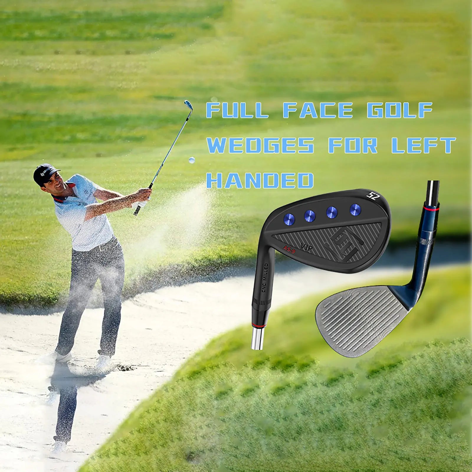 Yamato Left Hand Golf Wedge Set 52° 56° 60° 72° – Forged Spin