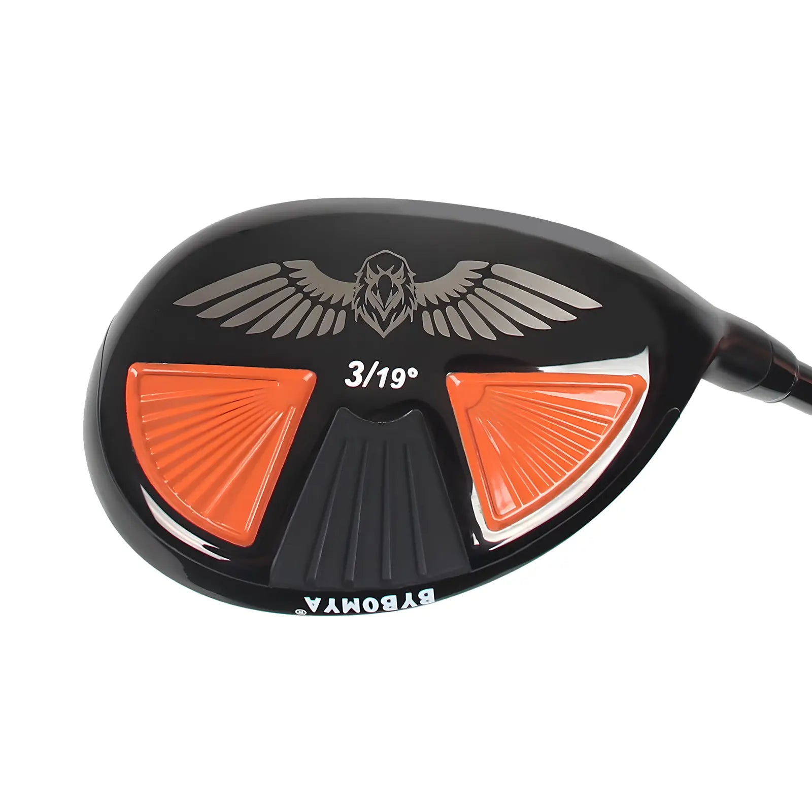Yamato Hybrid Golf Club 3-iron (19°) on white background – front view showing clubhead