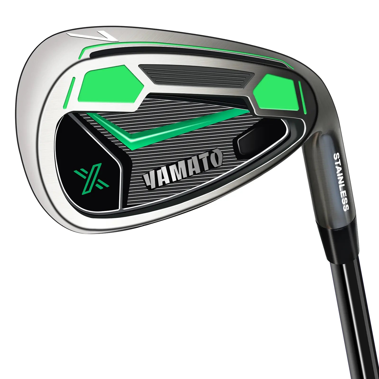 Yamato Carbon Steel 7 Iron Golf Club – Front View