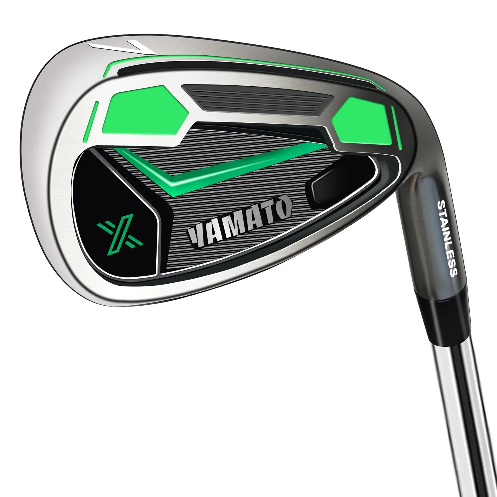 Yamato Stainless Steel 7 Iron Golf Club – Front View