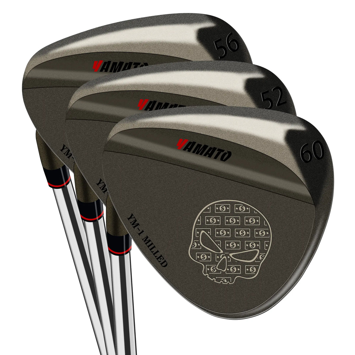Yamato Left Handed Forged Golf Wedge Set - High Spin 52°56°60° Yamato Left Handed Forged Golf Wedge Set - High Spin 52°56°60°