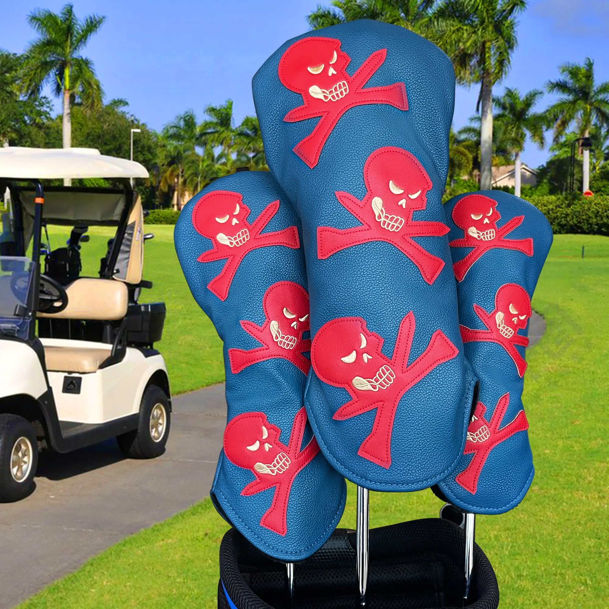 Premium Skull Golf Head Covers Set | Yamato Golf