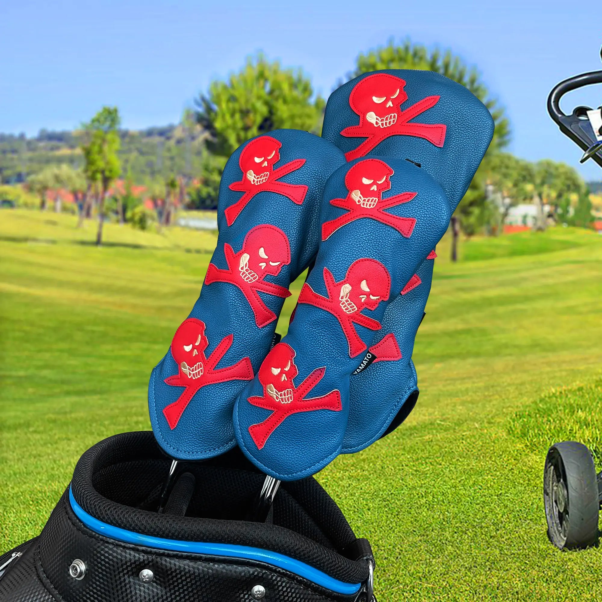 Premium Skull Golf Head Covers Set | Yamato Golf